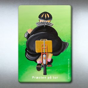 Pr�sten p� tur