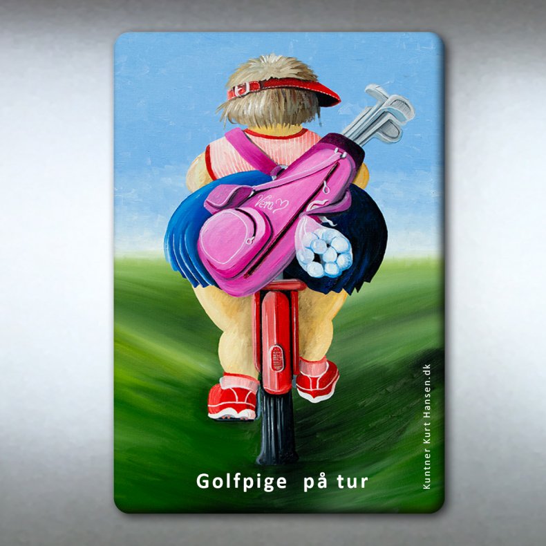 Golfpigen p� tur