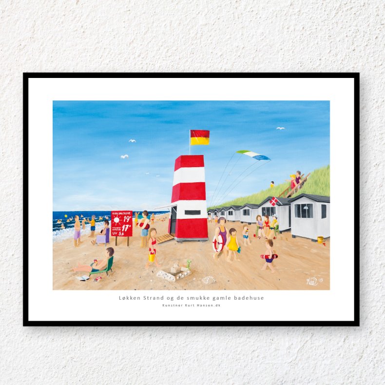 L�kken Strand og de smukke gamle badehuse