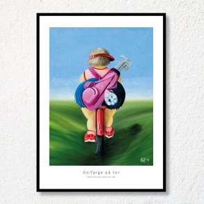 Golfpige p� tur