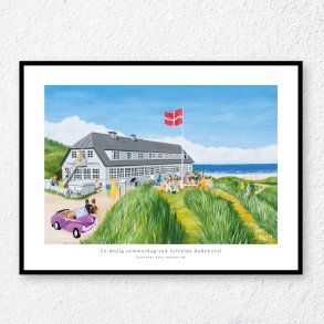 En dejlig sommerdag ved Svinkl�v Badehotel