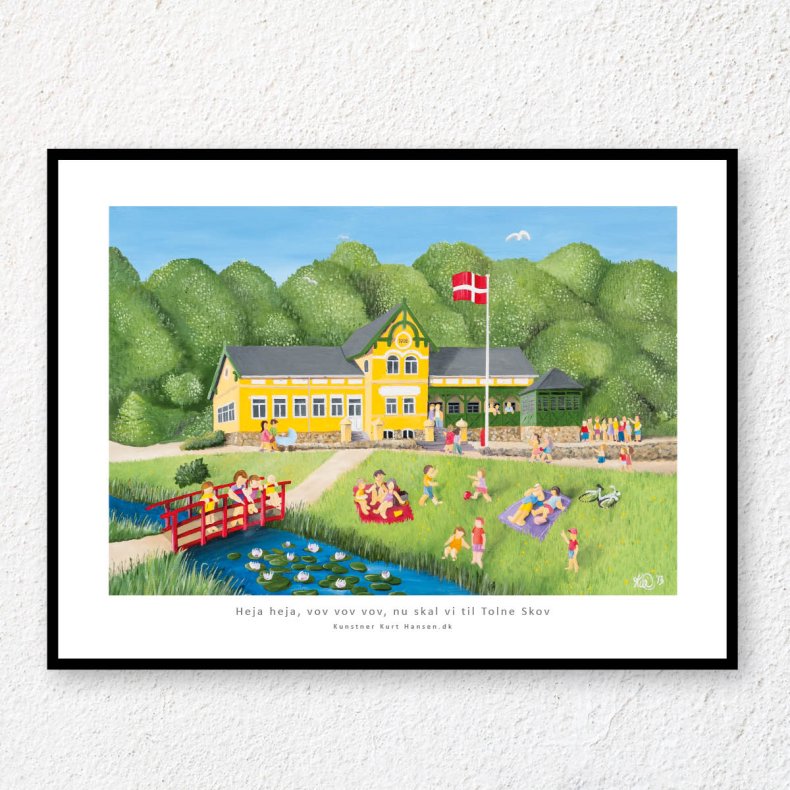 Heja heja, vov vov vov, nu skal vi til Tolne Skov